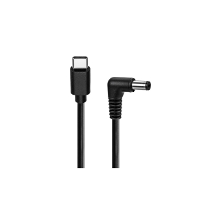 CAVO DA SPINA TYPE-C 5V 3A A SPINA DC 5,5x2,5mm 90° 2mt NERO