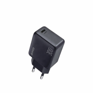 CARICATORE DA MURO USB TYPE-C PD GaN 30W NERO