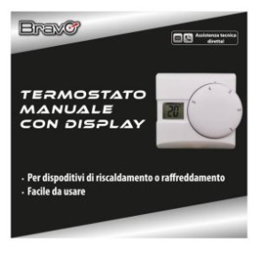 TERMOSTATO MANUALE CON DISPLAY