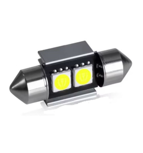 LAMPADINA LED A SILURO 2 SMD 6500K 300LM 12V 31mm