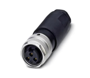CONNETTORE PRESA DRITTA M12 A VITE 3 POLI VOLANTE IP68