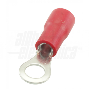 TERMINALE AD OCCHIELLO PREISOLATO - 5,3MM - ADATTO PER CAVO 0,5-1,5MM²