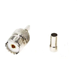 PRESA VOLANTE UHF PL259 PER CAVO RG58 A CRIMPARE