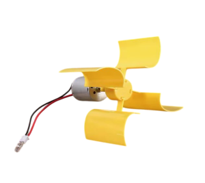 KIT EDUCATIVO FAI DA TE TURBINA EOLICA GENERATORE DI CORRENTE CON LED