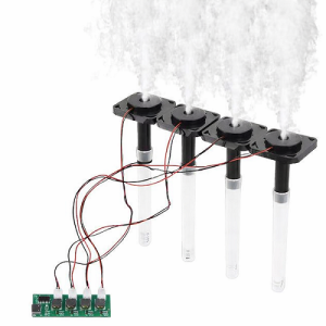 KIT FAI DA TE UMIDIFICATORE A ULTRASUONI 4 TESTINE ATOMIZZAZIONE NEBULIZZATORE 5VDC