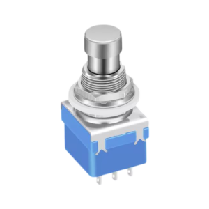 PULSANTE DEVIATORE A PEDALE FOOTSWITCH 9 PIN 3 VIE 3 POSIZIONI PER FORO 12mm