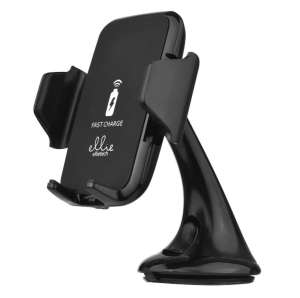 SUPPORTO A VENTOSA PER SMARTPHONE CON CARICATORE WIRELESS INTEGRATO 5VDC 2,4A