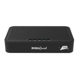 DECODER SATELLITARE CERTIFICATO TIVUSAT DVB/S2 CON SCHEDA COMPRESA HDMI SCART DIGIQUEST