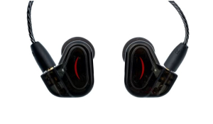AURICOLARI IN EAR JACK 3,5mm CAVO STACCABILE OFC 140cm CUSTODIA NERI AUDIODESIGN