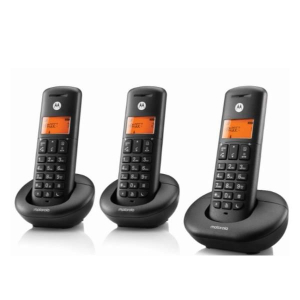 TELEFONO CORDLESS TRIO NERO MOTOROLA