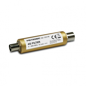 FILTRO 5G SOPPRESSORE ALTA SELETTIVITA' CONNETTORE COASSIALE 75OHM M/F 5-694MHz