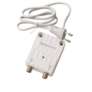 ALIMENTATORE PER AMPLIFICATORE ANTENNA CON CONNETTORI F 12V 400mA MAXITAL