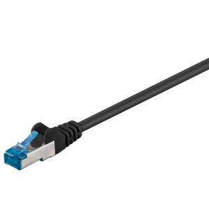 CAVO DI RETE LAN CAT6A PATCH S/FTP CU LSZH NERO 10mt