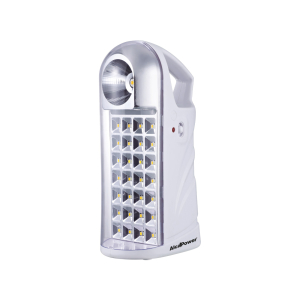 LAMPADA + TORCIA LED PORTATILE CON MANICO RICARICABILE 8000K/6500K 90LM/250LM