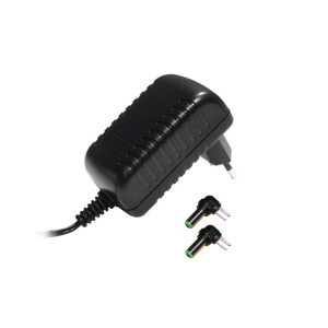 ALIMENTATORE SWITCHING STABILIZZATO 9VDC 1,5A DC 5,5x2,1 + 5,5x2,5