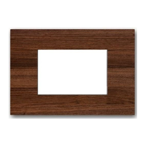 PLACCA CILIEGIO IN PLASTICA 3 POSTI 503 BTICINO LIVING