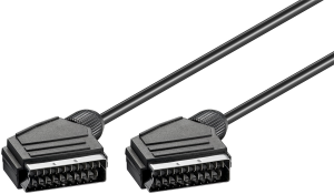 CAVO SCART/SCART 21 PIN 1,5mt NERO