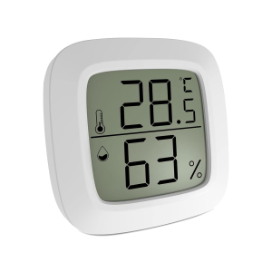 MINI TERMOMETRO IGROMETRO MAGNETICO 45x45x13mm BIANCO ADVISEN
