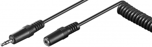 PROLUNGA AUDIO JACK DA 3,5MM SPIRALATA 5MT