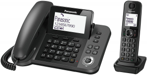 PANASONIC TELEFONO 2-IN-1 CORDLESS + FILO NERO