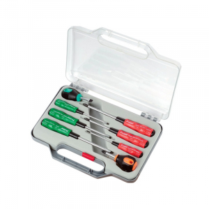 SET 8 CACCIAVITI CON MANICO SOFT    PROSKIT 1PK-9401