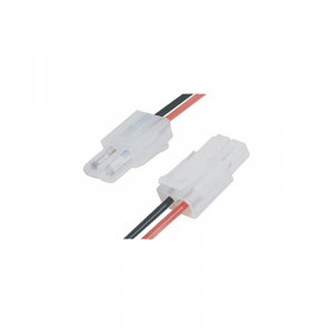 CONNETTORE 2 PIN TAMYIA FEMMINA CON CAVETTI ROSSO/NERO