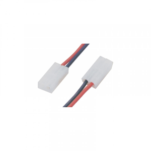 CONNETTORE 2 PIN TAMYIA MASCHIO CON CAVETTI ROSSO/NERO
