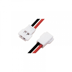 CONNETTORE MOLEX 51005-0200 2 FILI ROSSO/NERO 15 CM 