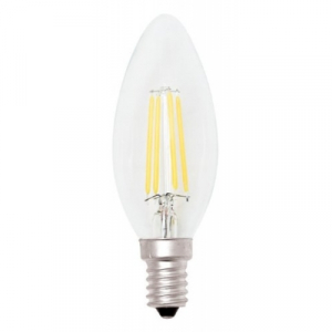 LAMPADA LED FILAMENTO 4W LUCE CALDA 3000K E14 CANDELA