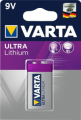 BATTERIA AL LITIO 9V ULTRA LITHIUM 6F22/9V BLOCK (6122) VARTA