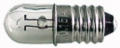 LAMPADINA IN VETRO TUBOLARE E10 24V 125mA 3W