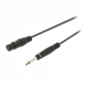 CAVO AUDIO XLR FEMMINA JACK 6,35mm MASCHIO MONO 3mt SWEEX