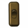 Interruttore Unipolare Passafilo Peretta Abat Jour ORO 230V 2A
