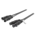 CAVO AUDIO 2 XLR MASCHIO 2 XLR FEMMINA STEREO 3mt SWEEX
