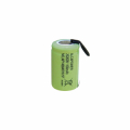 SINGOLA BATTERIA 1/2 AF 1/2AF NI-MH 1,2V 1100mAh CON LAMELLE T.saldare