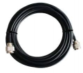 CAVO COASSIALE INTESTATO RG58 DIAMETRO 5mm CONNETTORI N 20MT 50OHM