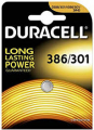 BATTERIA OSSIDO DI ARGENTO BOTTONE 1,5V 386/301 BLISTER 1PZ DURACELL