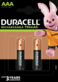 BATTERIA RICARICABILE 2 MINISTILO AAA 750 mAh DURACELL