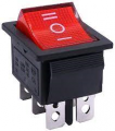 INTERRUTTORE DEVIATORE BIPOLARE A BILANCIERE LUMINOSO DPDT ON/OFF/ON 6 Pin 3 Posizioni 6A 250V 10A 125V