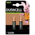 BATTERIA RICARICABILE 2 MINISTILO AAA  900mAh DURACELL