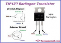 TIP127 TRANSISTOR DARLINGTON PNP 100V 5A TO220