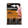BATTERIA ALKALINA STILO AAA LR03/MN2400 BLISTER 4PZ DURACELL PLUS +100%
