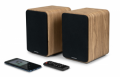 THOMSON COPPIA DI DIFFUSORI ATTIVI DA SCAFFALE  BLUETOOTH TOSLINK RCA 100WATT COLORE LEGNO