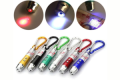 PUNTATORE LASER 1mW CON LUCE UV E TORCIA COLORI VARI
