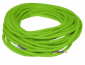 Cavo Tessile Flessibile Verde 2x0,75mm AL METRO