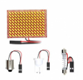 MODULO 117 LED COB 12V 4W LUCE FREDDA 6500k 35x50mm USO LUCE ABITACOLO AUTO