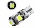 LAMPADINA LED T10 W5W 5SMD 26X10MM 12VDC 6000K