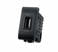 FRUTTO PRESA USB/A NERO 220VAC BTICINO LIVING