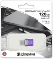 PENDRIVE CHIAVETTA OTG 128GB USB-A 2.0 + TYPE-C DATATRAVELER MICRODUO 3C KINGSTON