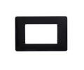 PLACCA NERA IN PLASTICA 3 POSTI 503 BTICINO MATIX